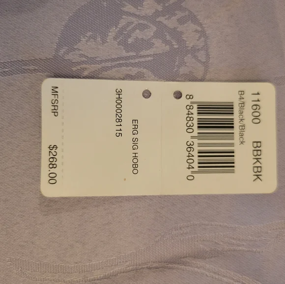 Coach Ergo shoulder Hobo in signature canvas black - Picture 14 of 14